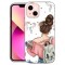 Designer Soft Back Cover Case Compatible for Apple iPhone 13